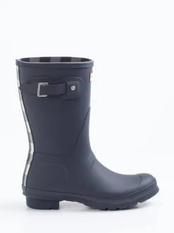 Hunter – Gummistiefel aus Synthetik in Dunkelblau