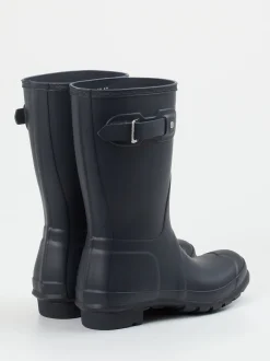 Hunter – Gummistiefel aus Synthetik in Dunkelblau