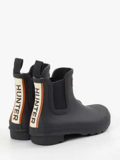 Hunter – Regen-Boots aus Gummi in Schwarz