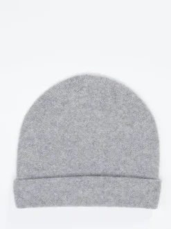 HURRAY – Beanie aus Kaschmir Hellgrau