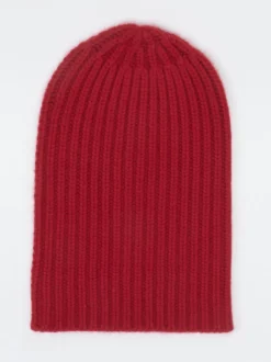 HURRAY – Beanie aus Kaschmir in Dunkelrot