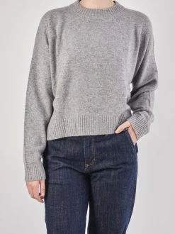 HURRAY – Feinstrickpullover aus Kaschmir Hellgrau