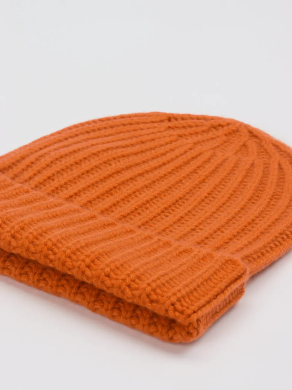 Hurray – Strickmütze aus Kaschmir in Orange