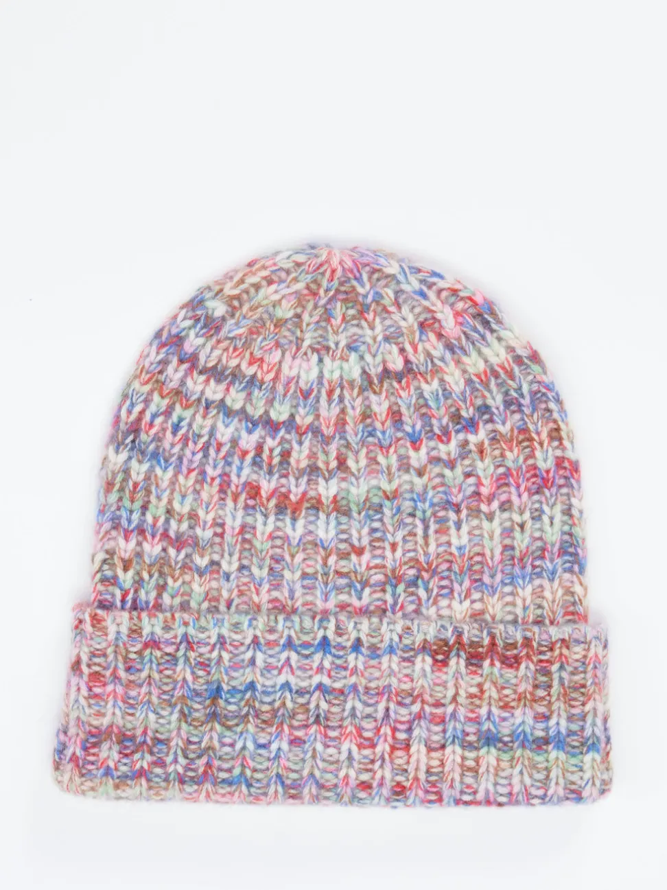 HURRAY – Strickmütze aus Kaschmir multicolor