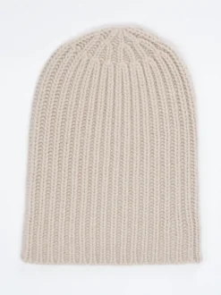 HURRAY – Strickmütze aus Kaschmir in Beige