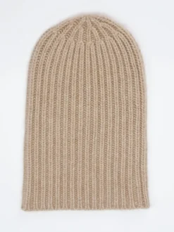 HURRAY – Strickmütze aus Kaschmir in Beige