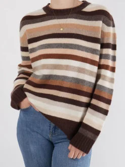 HURRAY – Strickpullover aus Wolle-Kaschmir-Mix Dunkelbraun