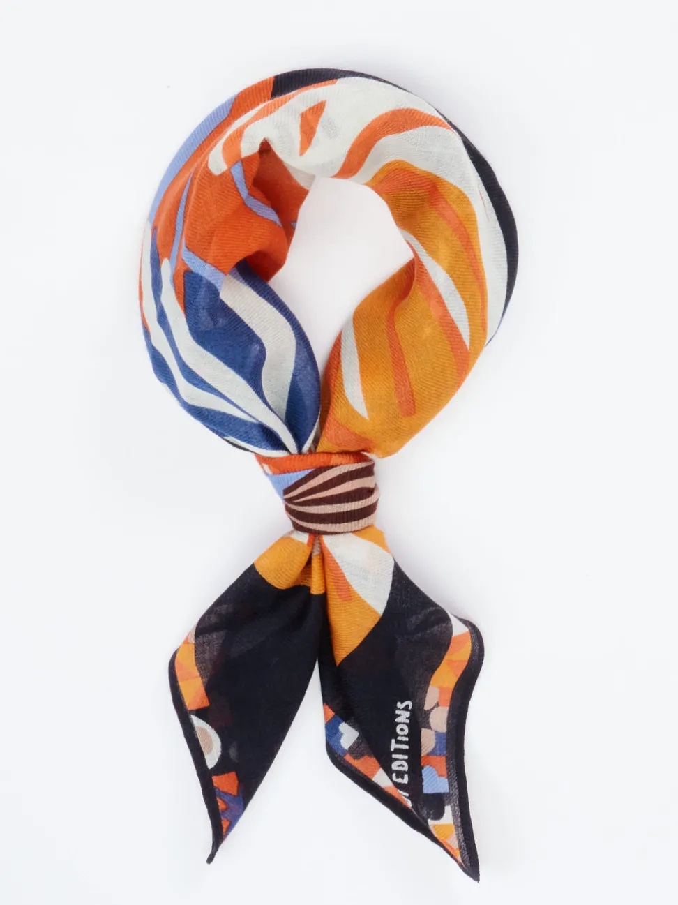 Inouitoosh – Halstuch aus Wolle mit Grafikprint