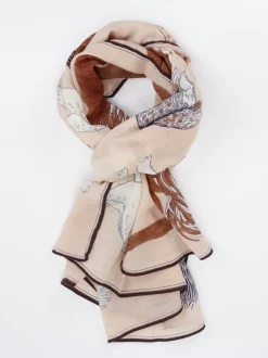 Inouitoosh – Modetuch aus Wolle mit Hunde-Print
