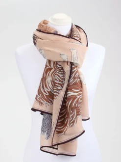 Inouitoosh – Modetuch aus Wolle mit Hunde-Print