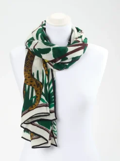 Inouitoosh – Modetuch aus Wolle mit Safari-Print