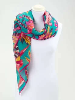 Inouitoosh – Schal aus Baumwolle mit Tropenprint