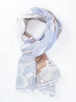 Inouitoosh – Schal aus Baumwolle-Seide mit Print