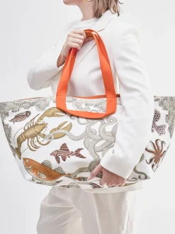 Inouitoosh – Shopper aus Baumwolle mit Meeresmotiv
