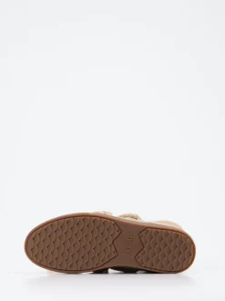 Inuikii – Stiefeletten aus Veloursleder beige