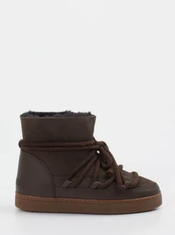 Inuikii – Stiefeletten aus Veloursleder Dunkelbraun