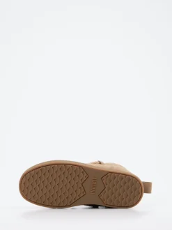 Inuikii – Winter-Boots aus Veloursleder beige