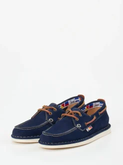 Joe – Bootsschuh aus Nubukleder in Blau