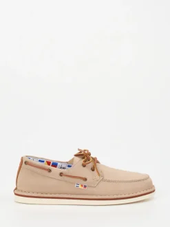 Joe – Bootsschuh aus Nubukleder in Beige