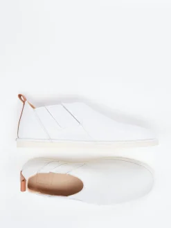 Joe – Slip-On Sneaker aus Kalbleder Off-White