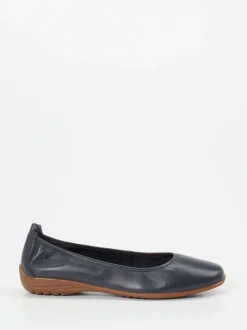 Josef Seibel – Ballerinas aus Kalbleder Dunkelblau