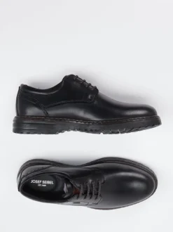 Josef Seibel – Derby-Schnürschuh aus Kalbleder Schwarz