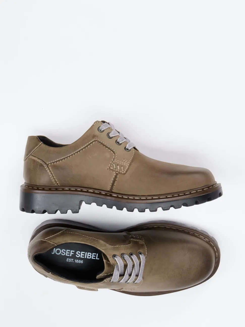Josef Seibel – Derby-Schnürschuh aus Fettleder braun