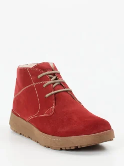 Josef Seibel – Desert Boots aus Veloursleder ziegelrot