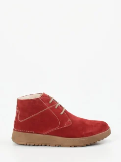 Josef Seibel – Desert Boots aus Veloursleder ziegelrot