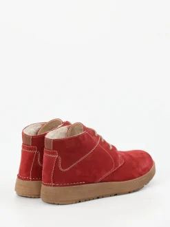 Josef Seibel – Desert Boots aus Veloursleder ziegelrot