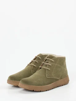 Josef Seibel – Desert Boots aus Veloursleder grün