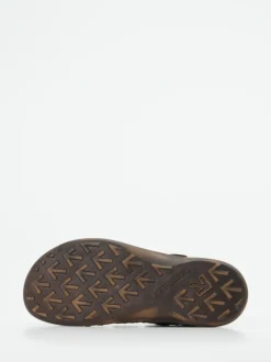 Josef Seibel – Fischersandalen aus Fettleder cognac