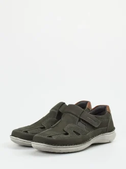 Josef Seibel – Klettslipper aus Nubukleder olivgrün