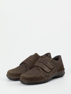 Josef Seibel – Klettslipper aus Nubukleder in Braun
