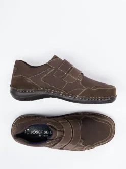 Josef Seibel – Klettslipper aus Nubukleder in Braun