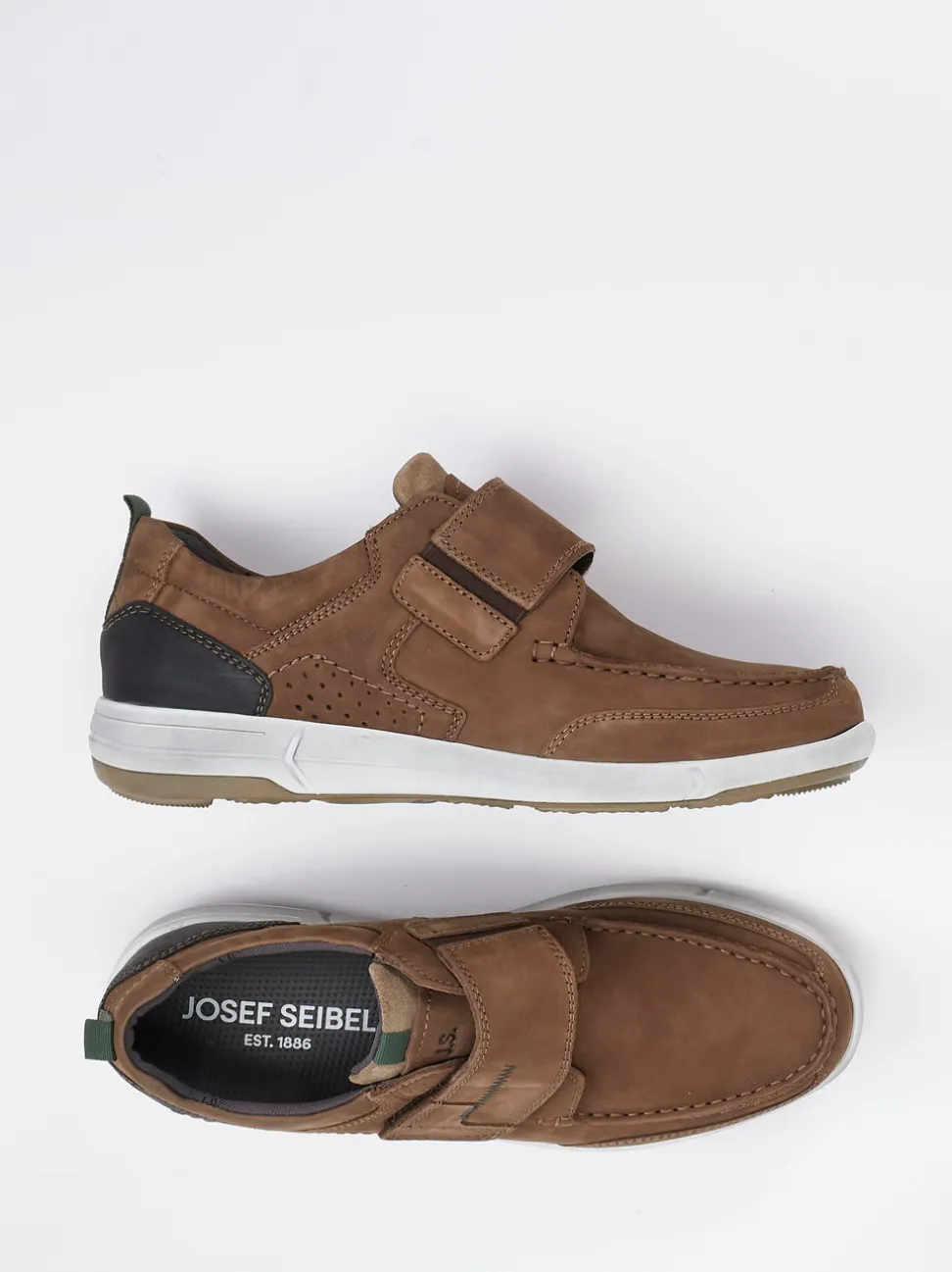 Josef Seibel – Klettslipper aus Nubukleder Braun