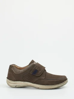 Josef Seibel – Klettslipper aus Nubukleder Mittelbraun