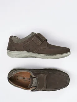 Josef Seibel – Klettslipper aus Nubukleder Mittelbraun