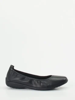 Josef Seibel – Komfort-Ballerinas aus Kalbleder Schwarz