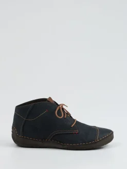 Josef Seibel – Komfort-Boots aus Nubukleder Dunkelblau