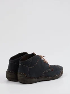Josef Seibel – Komfort-Boots aus Nubukleder Dunkelblau