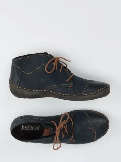 Josef Seibel – Komfort-Boots aus Nubukleder Dunkelblau