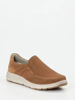Josef Seibel – Komfort-Slipper aus Nubukleder Cognac