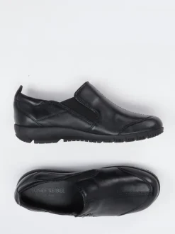 Josef Seibel – Komfort-Slipper aus Kalbleder schwarz
