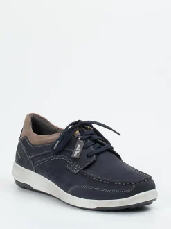 Josef Seibel – Komfort-Sneaker aus Nubukleder Dunkelblau