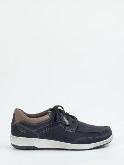 Josef Seibel – Komfort-Sneaker aus Nubukleder Dunkelblau