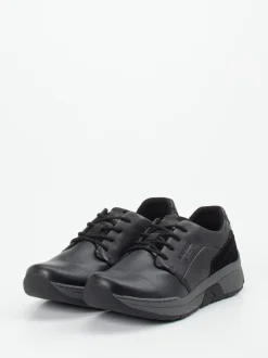 Josef Seibel – Komfort-Sneaker aus Kalbleder schwarz
