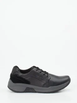 Josef Seibel – Komfort-Sneaker aus Kalbleder schwarz