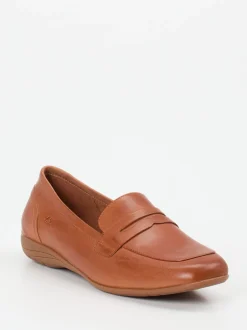 Josef Seibel – Loafer aus Kalbleder cognacbraun
