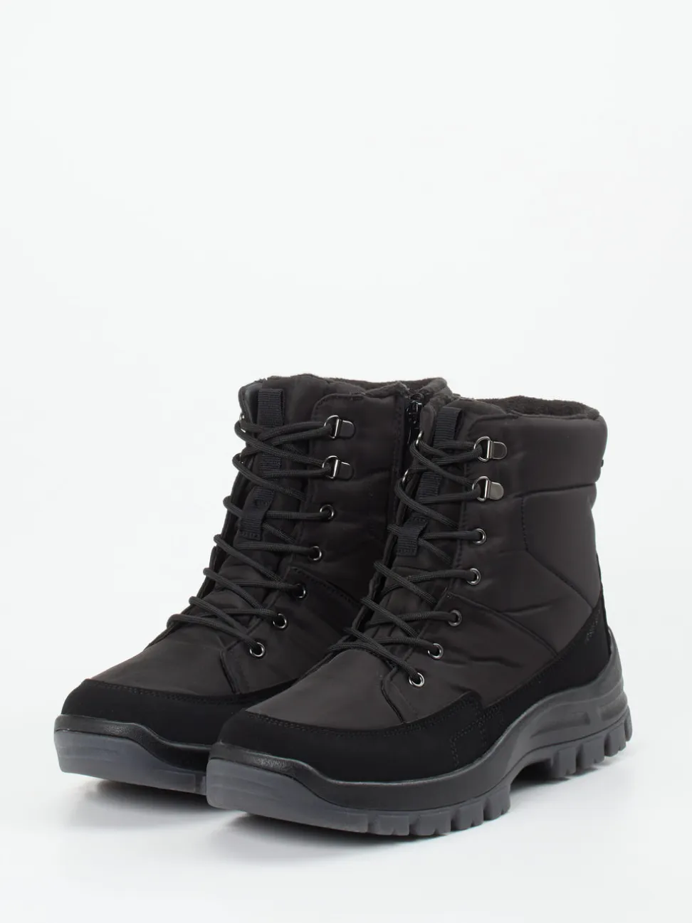 Josef Seibel – Outdoor-Boots aus Textil schwarz